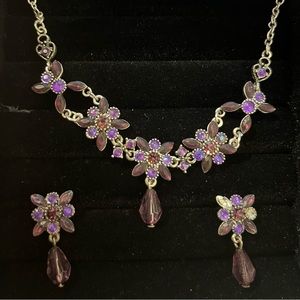 Nina Ricci vintage necklace and earrings set